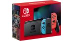 Nintendo Switch with Neon Blue and Neon Red Joy‑Con