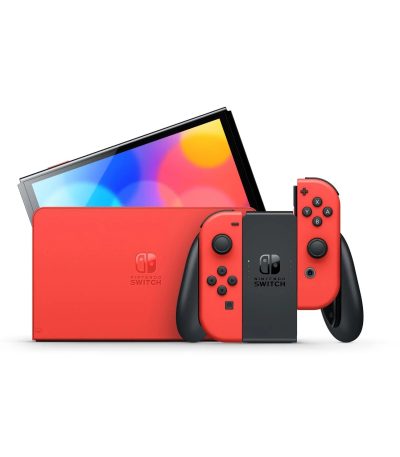 Nintendo Switch Console OLED Model Mario Red Edition